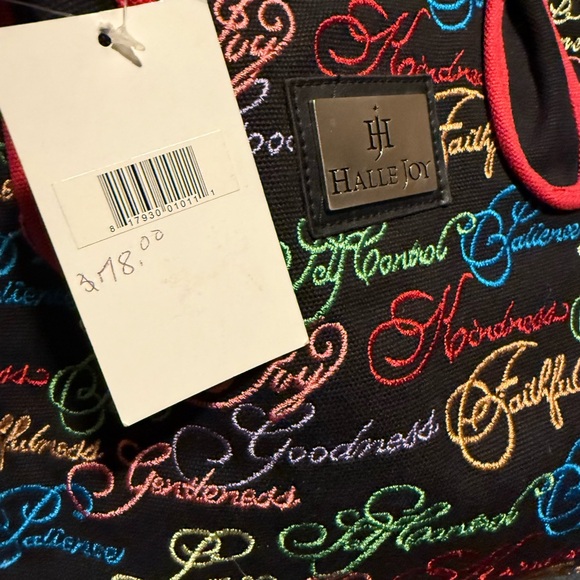 Halle Joy Virtue Multicolor Knotted Handbag - Purse - Tote - Picture 8 of 8